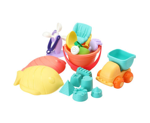 Water Table Tool Kit Sand Truck Windmill Bucket Shovel Sandpit Toys