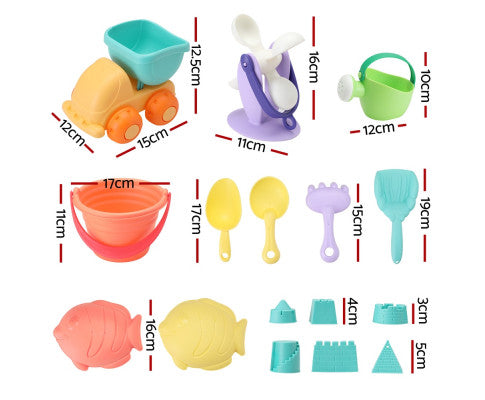 Water Table Tool Kit Sand Truck Windmill Bucket Shovel Sandpit Toys