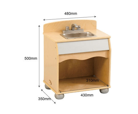 Toddler Play Kitchen Sink - H50cm