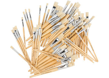 Hog Hair Brushes Flat School