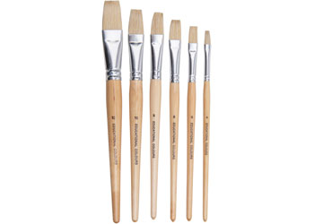 Hog Hair Brushes Flat School