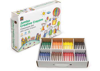 Jumbo Creative Crayons Classroom Set 200 pack