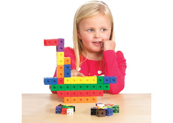 Linking Cubes Jar of 100 (2cm)