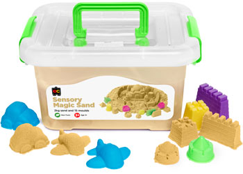 Sensory Magic Sand with Moulds 2kg Tub