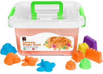 Sensory Magic Sand with Moulds 2kg Tub