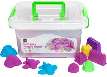 Sensory Magic Sand with Moulds 2kg Tub