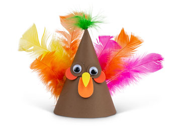 Bright Turkey Feathers