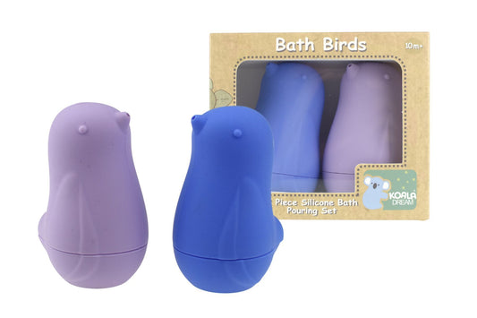 BATH BIRDS 2PC SILICONE POURING SET-PURPLE