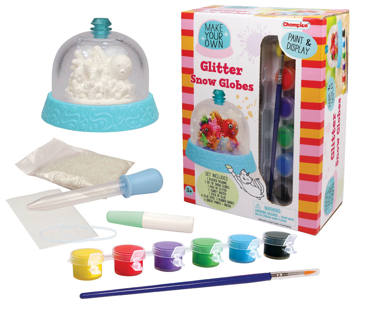 MAKE YOUR OWN GLITTER SNOW GLOBE - SEA