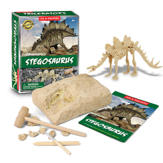 DIG & DISCOVER STEGOSAURUS DIG KITS