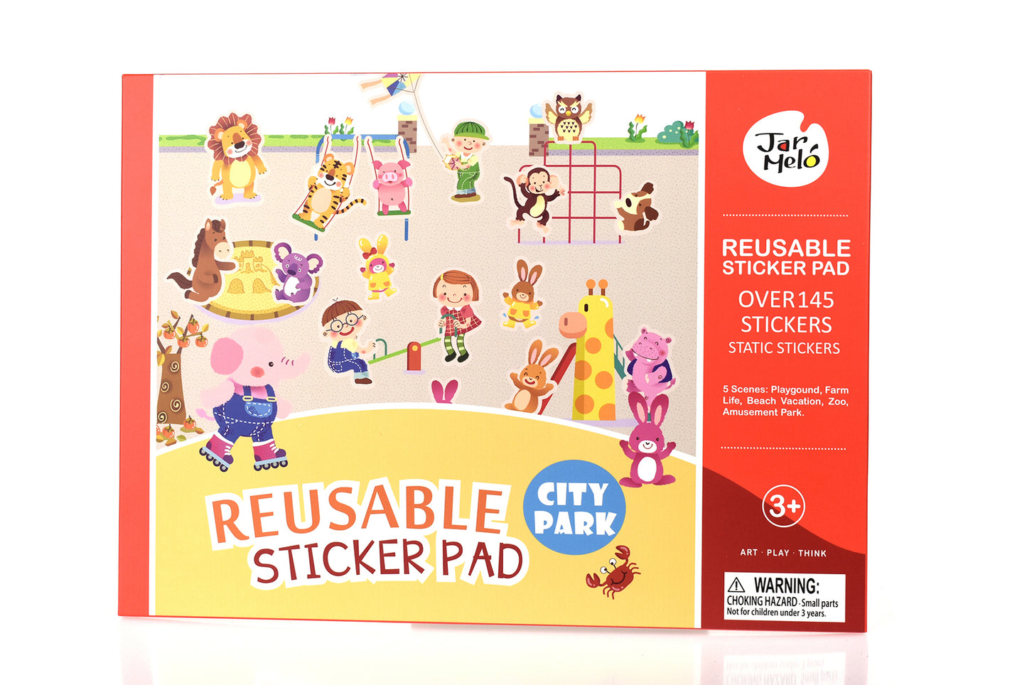 REUSABLE STICKER PAD SET - CITY PARK