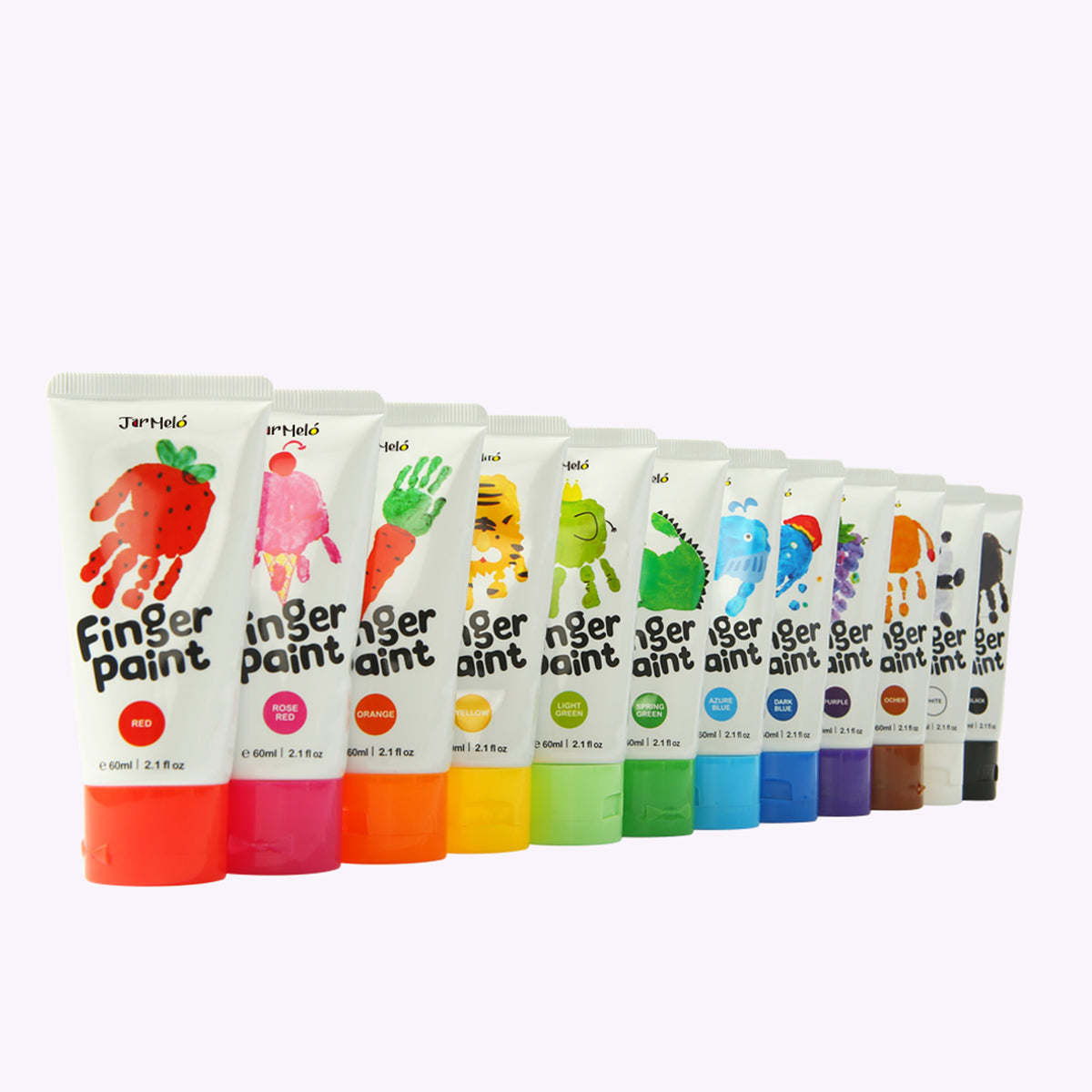 FINGER PAINT - 12 COLOURS CRAFT KIT