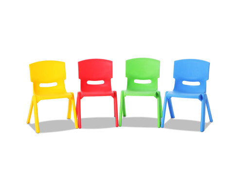 Kids Chairs Set Plastic Set of 4 Activity Study Chair