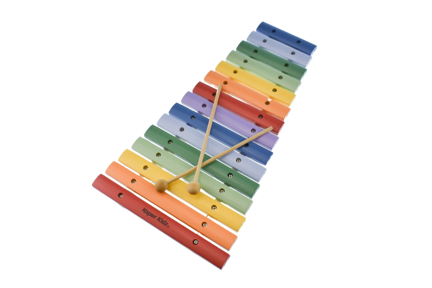 LARGE RAINBOW XYLOPHONE 15 BAR NOTES