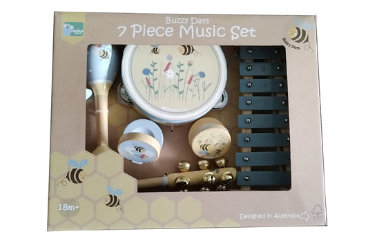 BUZZY DAYS BEE 7PCS MUSICAL SET