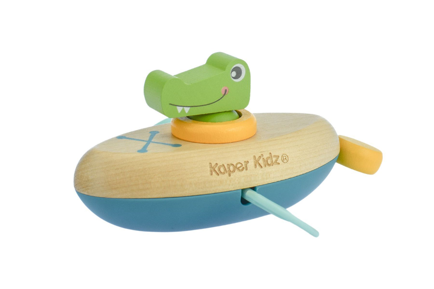 ANIMAL CANOE PULL STRING CROCODILE WATER BATH TOY