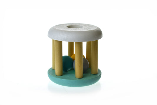 CALM & BREEZY WOODEN RATTLE GREEN