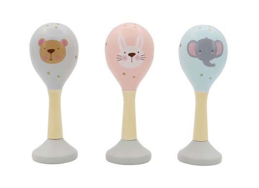 CALM & BREEZY BABY ANIMAL MARACA