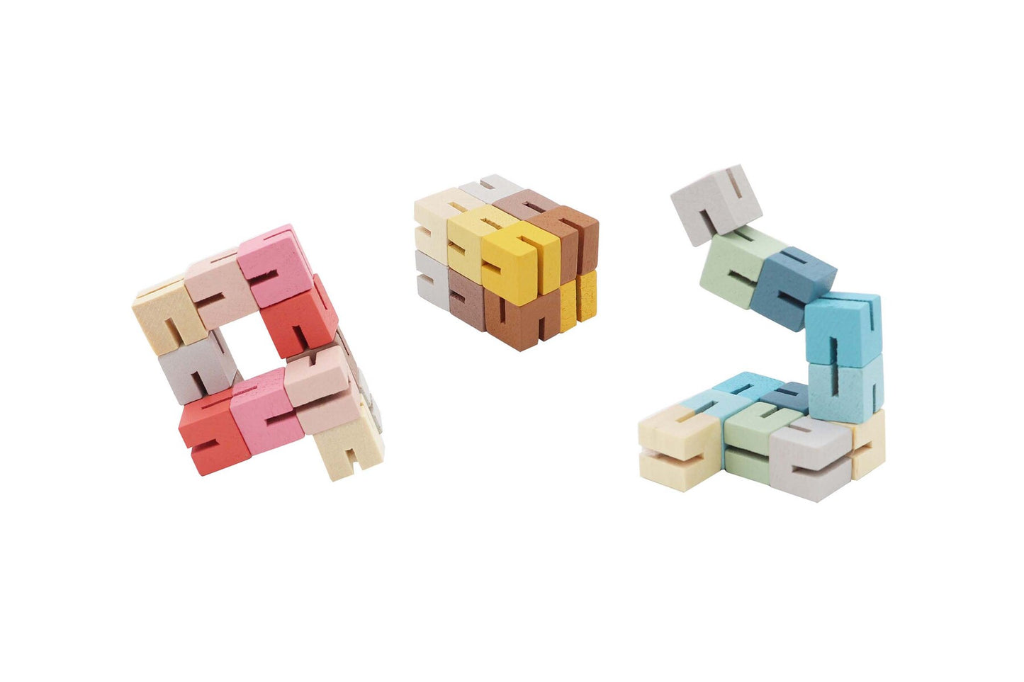 CALM & BREEZY TWIST & LOCK BLOCKS SET OF 3