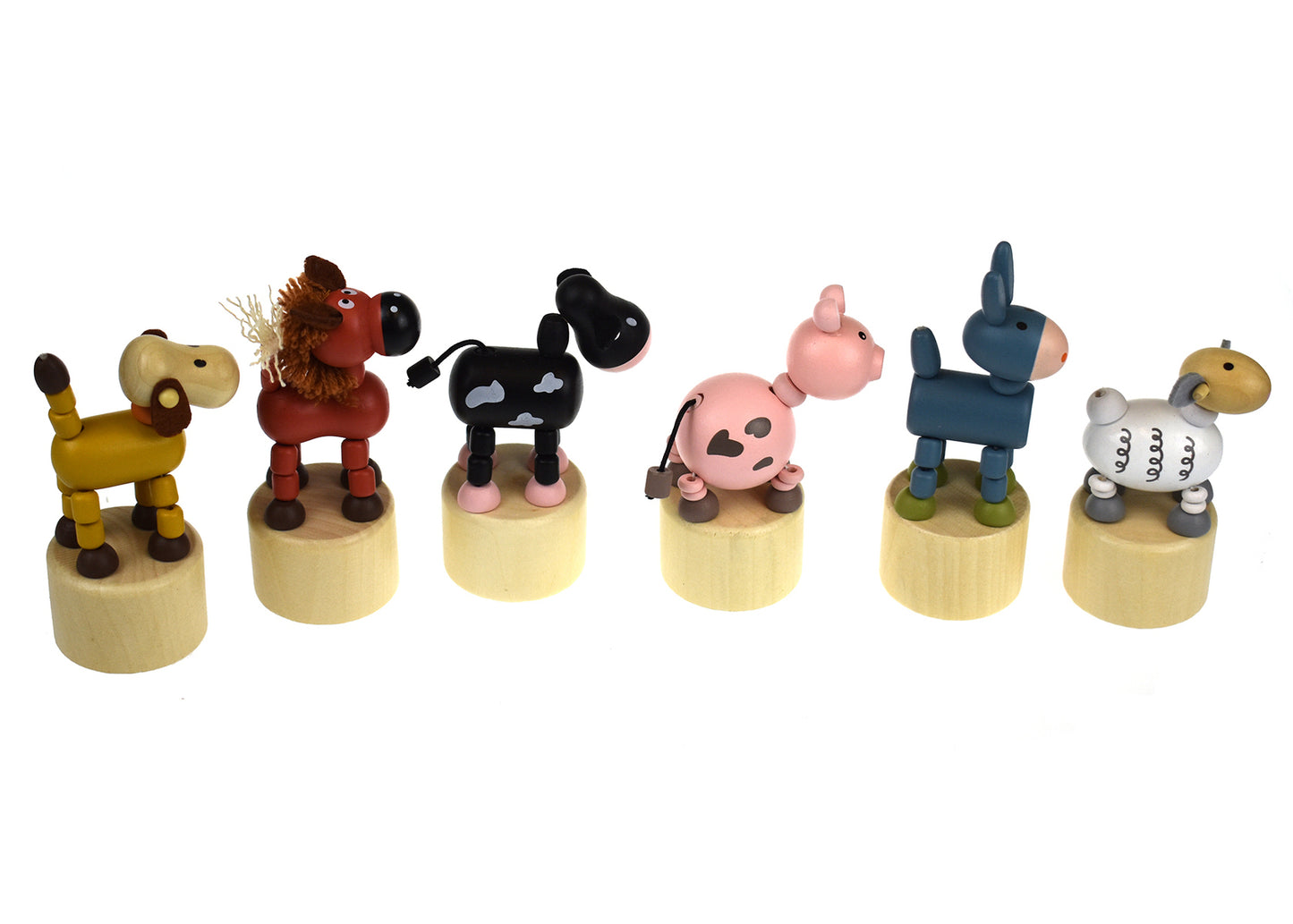 DANCING FARM ANIMALS SET OF 6