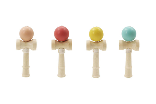 WOODEN KENDAMA CATCH THE BALL GAME