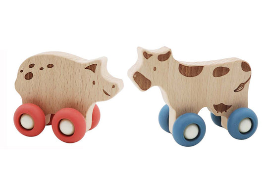 ECOWHEELS FARM MOVERS COW & PIG