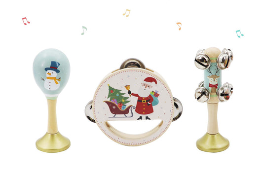 CHRISTMAS 3PC MUSICAL SET