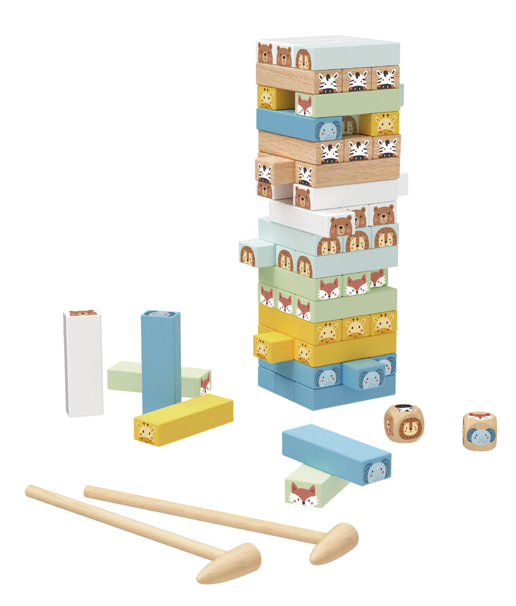 MY FOREST FRIENDS STACKING ANIMAL BLOCKS BOARD GAME