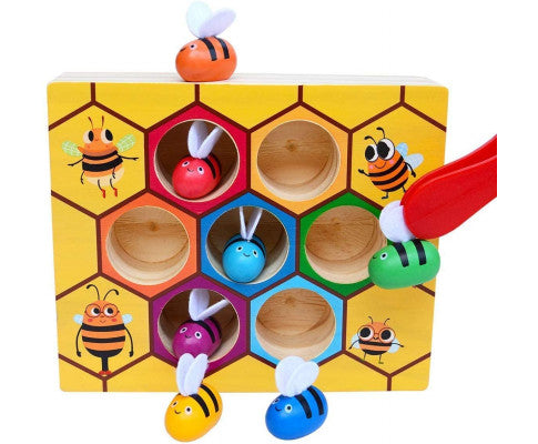 Wooden Bee Toddler Fine Motor Skill Toy