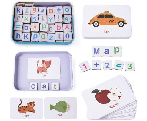 Wooden Magnetic Letters Numbers Alphabet Fridge Magnets