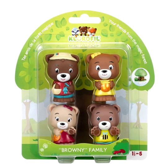 Klorofil Browny Bear Family Set of 4 - The Magic Tree House Series