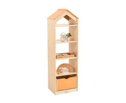 Wooden Play Tower Bookcase Storage Shelf