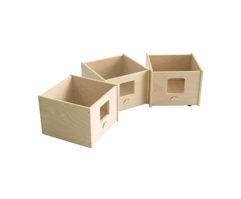 Kids Movable Storage Bins - Set of 3