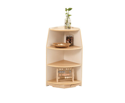 3 Tier Corner Shelf Wooden Storage Cabinet