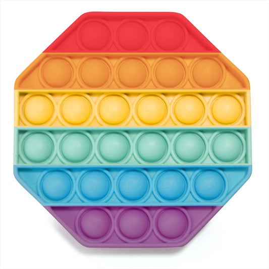 Rainbow Octagon Push And Pop