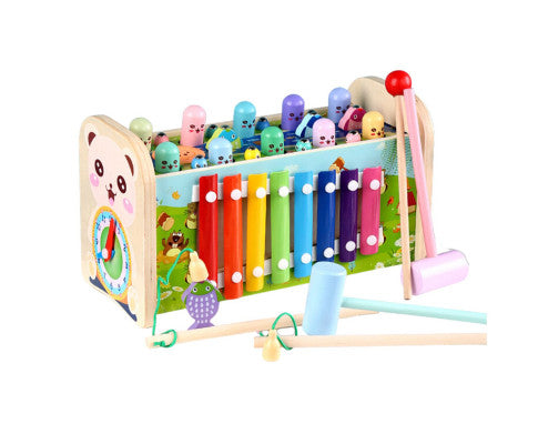 Toddler Sensory Toys with Hammering Pounding and Fishing Game