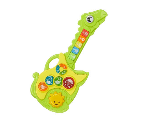 Musical Guitar Toys with Dinosaur Shape Design (Green)