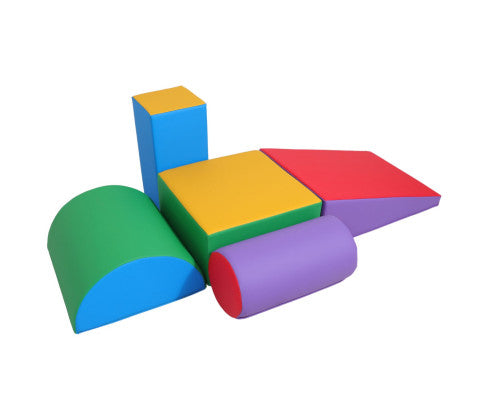 5PCS Soft Foam Blocks Indoor Climbing Playset for Babies and Kids