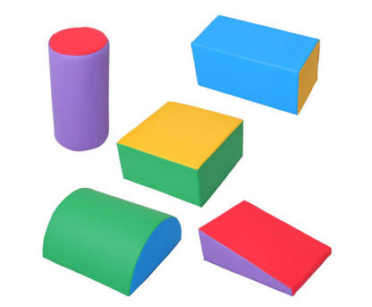 5PCS Soft Foam Blocks Indoor Climbing Playset for Babies and Kids