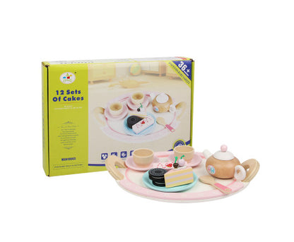 Kids Wooden Kitchen Tea Set