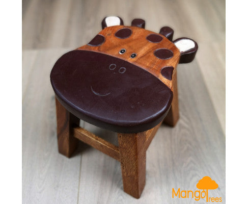 Kids Wooden Stool Giraffe