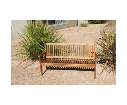 Outdoor Hardwood 3 Seater Kid Bench