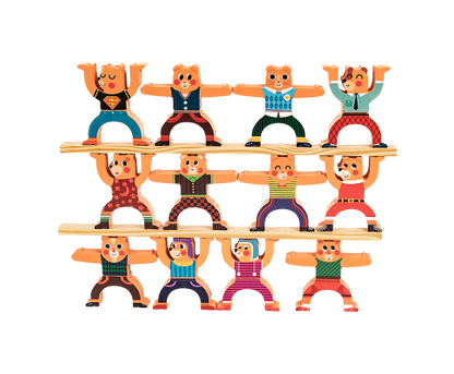 Balancing Stacking Blocks Educational Balance Wooden Acrobatic Toys Game