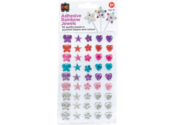 Adhesive Rainbow Jewels