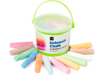 Sidewalk Chalk Bucket