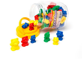 Bear Counters Jar of 48