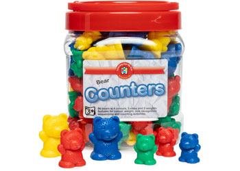 Bear Counters Jar of 96