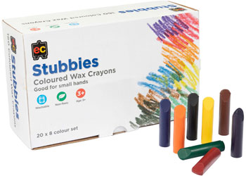 Stubbies Crayons 160 Pack