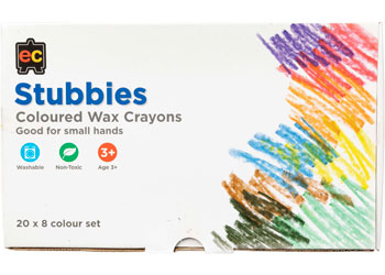 Stubbies Crayons 160 Pack