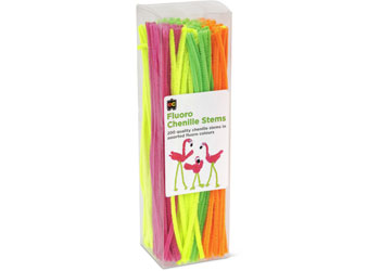 Fluoro Chenille Stems